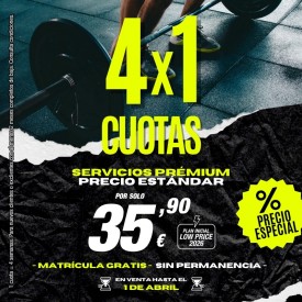 4x1 CON SERVICIOS PRÉMIUM...