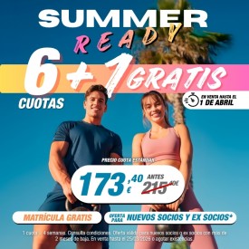 PLAN 6 CUOTAS +1 GRATIS...