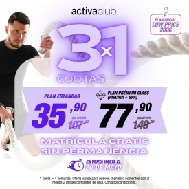 3x1 EN ACTIVACLUB JEREZ