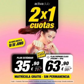 2x1 EN ACTIVACLUB JEREZ