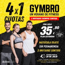 GYMBRO - 4x1 EN ACTIVACLUB...