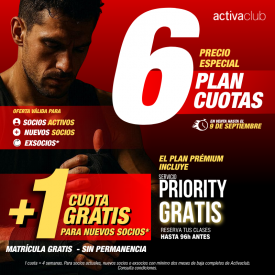 PLAN 6 CUOTAS  ACTIVACLUB...