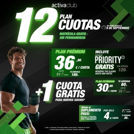 PLAN 12 CUOTAS  ACTIVACLUB...
