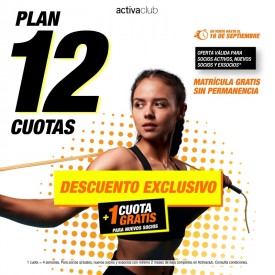 PLAN 12 CUOTAS  ACTIVACLUB...