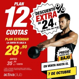 PLAN 12 CUOTAS  ACTIVACLUB...