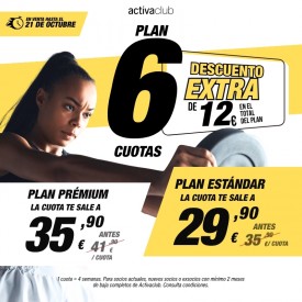 PLAN 6 CUOTAS  ACTIVACLUB...