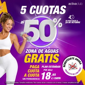 5 CUOTAS AL 50% +...