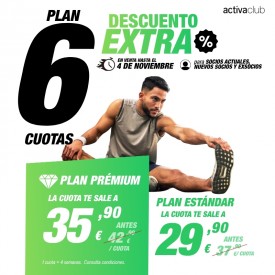 PLAN 6 CUOTAS  ACTIVACLUB...