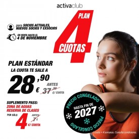PLAN 4 CUOTAS  ACTIVACLUB...