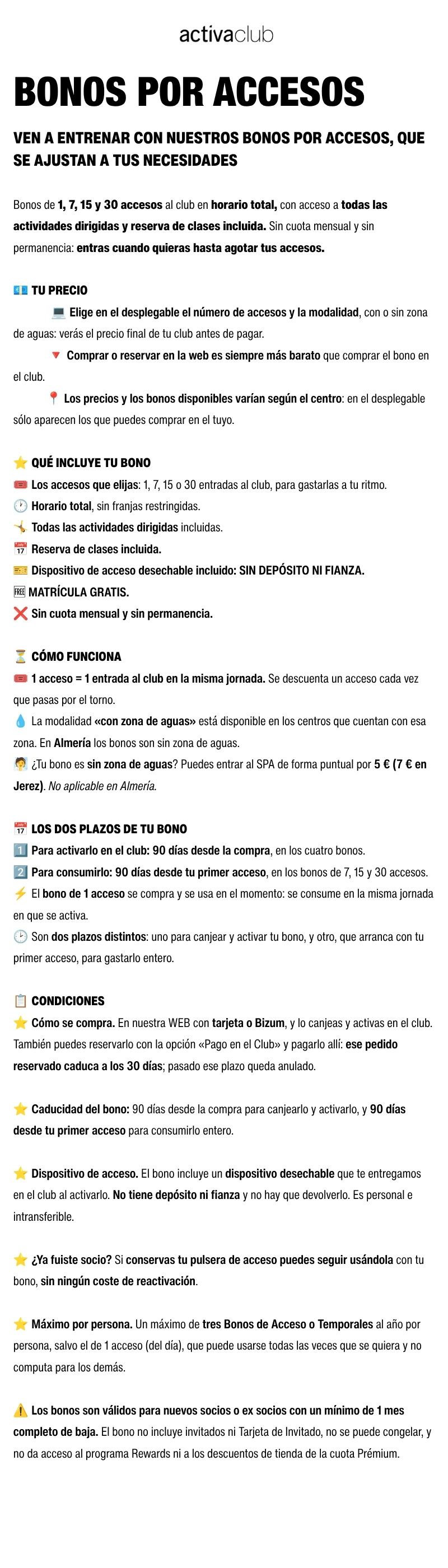 texto bonos accesos y temporales jerez y