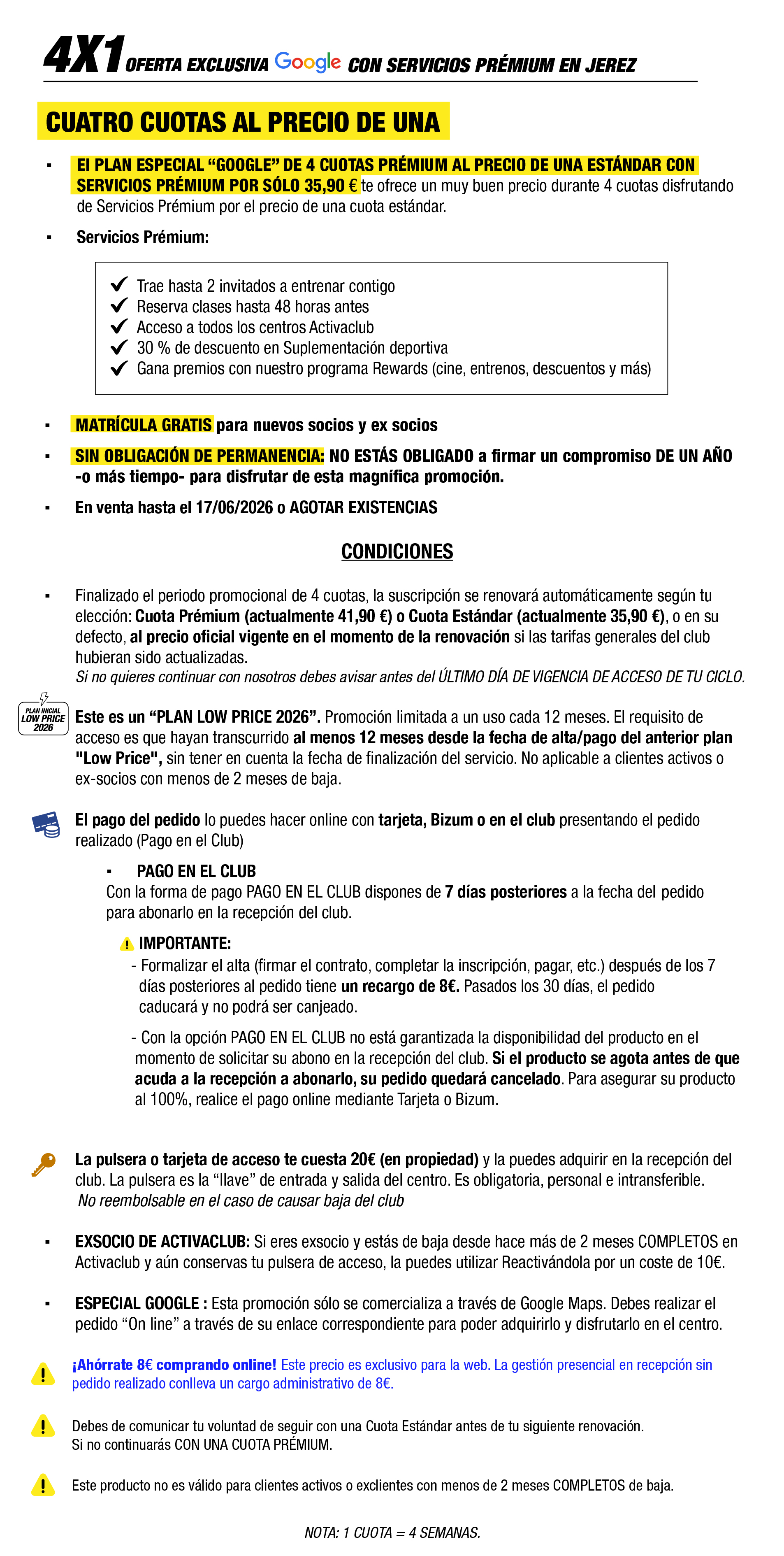 textos - producto 4x1 PREMIUM JEREZ-GOOG